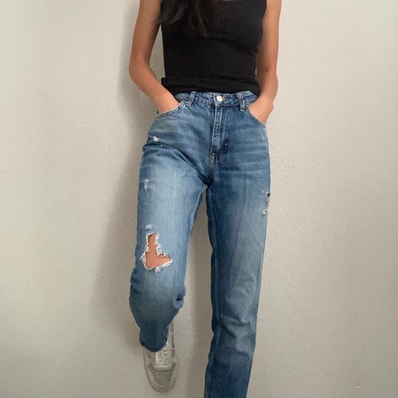 Zara Jeans Zara Mom Jeans Poshmark